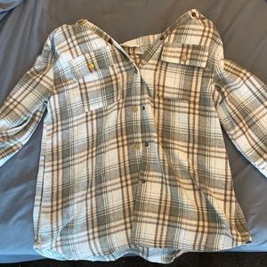 Cute flannel top by ninexis